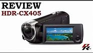 Sony HDR-CX405 Handycam Video Camera Camcorder Test & Review!