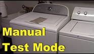 How to Use Manual Test Mode to Diagnose and Repair your Whirlpool Cabrio Washing Machine