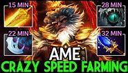 AME [Monkey King] First Item Radiance Crazy Speed Farming Dota 2