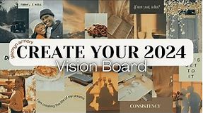 Create Your 2024 Vision Board With Me | Pinterest + Canva