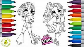 LOL Surprise OMG Dolls Coloring Book Pages