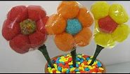 How to make a candy gum drop flower bouquet (I✿‿✿|) - EP - simplekidscrafts - simplekidscrafts