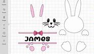 Easter Bunny Svg Free for Cricut and Silhouette