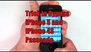 How to Bypass iPhone 5 and iPhone 4S Passcode