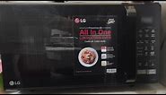 How to use LG microwave 28 litre full demo. LG Microwave convection model MC2846BG Demo & review