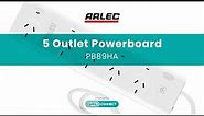 ARLEC : PB89HA Smart 5 Outlet Powerboard – Setup and user Guide