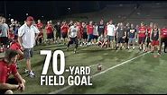 Andrew Baggett | 70-Yard Field Goal | NFL Draft Eligible Kicker