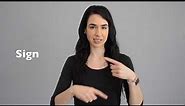 How To Sign Deaf & Sign in American Sign Language ASL