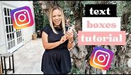 How To Create a Reel With Text Boxes (Instagram)