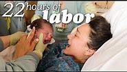 NATURAL BIRTH VLOG | unmedicated + positive experience