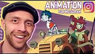 Making Animation for INSTAGRAM! Adobe Animate