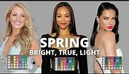 How to Find your Color Season: Bright, True & Light SPRING Color Analysis