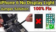 iphone 6 display light jumper solution | iPhone 6 Lcd light problem solution