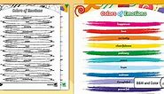 Elements of Art: Colors of Emotions Chart