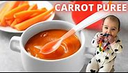 How To Make Baby Food Carrot Puree Recipe