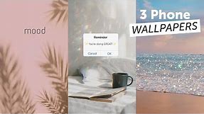 How to Create 3 Aesthetic Wallpapers On Your Phone | PicsArt Tutorial