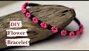 Handmade Flower Bracelet Ideas | How To Make Macrame Bracelets At Home | DIY Jewelry |Creation&you