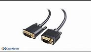 Cable Matters Bi-Directional VGA to DVI-I Cable / DVI-I to VGA Cable