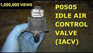 How To Test and Replace Idle Air Control Valve P0505 HD | IAC Actuator