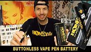 Buttonless Vape Pen Battery – Auto-draw, Variable Voltage 400mAh 510 thread battery