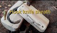 DIY hook knife "sheath"