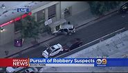 Armed Robbery Suspects Lead Police On High-Speed Chase Across LA