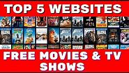 Top 5 Websites for FREE MOVIES & TV SHOWS ! *Fully legal*