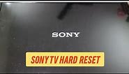 How to Hard reset Sony Tv | Sony tv Factory reset | KLV-32R482B