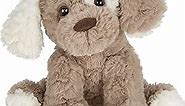 Bearington Beige and Brown Dog 10.5 Inch Stuffed Dog - Puppy Stuffed Animal - Plush Dog