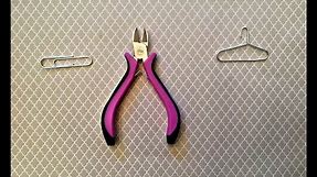 Make a Tiny Hanger out of a Paper Clip!