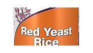 NOW Supplements, Red Yeast Rice 600 mg, Made with Organic Red Yeast Rice, 60 Veg Capsules