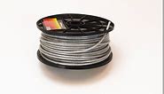 Forney 70452 Wire Rope, Vinyl Coated Aircraft Cable, 250-Feet-by-1/8-Inch thru 3/16-Inch