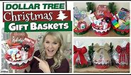 DOLLAR TREE CHRISTMAS GIFT BASKET IDEAS 🎄 Budget Christmas Gift Ideas