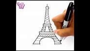 how to draw the eiffel tower SPECIAL EASY