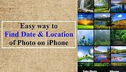 How to Find Out When a Picture was taken on iPhone