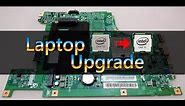 Lenovo B590 laptop CPU upgrade step by step
