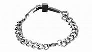 SteelX Men's Stainless Steel Cross ID Chain Bracelet, 8.5