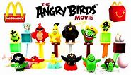 2016 THE ANGRY BIRDS MOVIE McDONALD'S SET OF 10 HAPPY MEAL KIDS TOYS ROVIO COLLECTION REVIEW 3D FILM