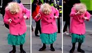 WATCH: This Little, Old Lady Dancing On The Streets Just Makes Us So, So, So Happy!