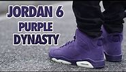 Jordan 6 Purple Dynasty Review + On Feet (GS)