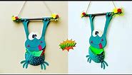 cute frog shape wall pen holder || wall hanging crafts || cute craft ideas