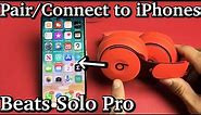 Beats Solo Pro Headphones: How to Pair/Connect to iPhones