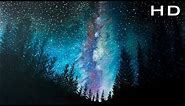How to Draw Milky Way Galaxy with Pastels Step by Step - Timelapse