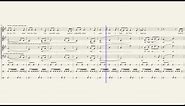 Hallelujah - Pentatonix (Full Sheet Music w/ Lyrics)