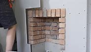 DIY Rustic Wall & Electric Fireplace Surround
