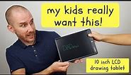 10 inch LCD Drawing Tablet Review | No Charging Required