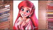 Drawing Princess Ariel - The Little Mermaid | drawholic