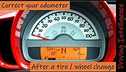 How To Correct Odometer & Speedometer After Changing Wheel and / or Tire Size