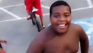 black kid smiling 😀 meme