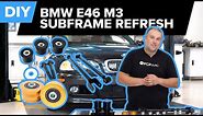 BMW E46 M3 Rear Subframe Refresh DIY (Trailing Arm Bushings, Camber Arms, Differential Mounts)